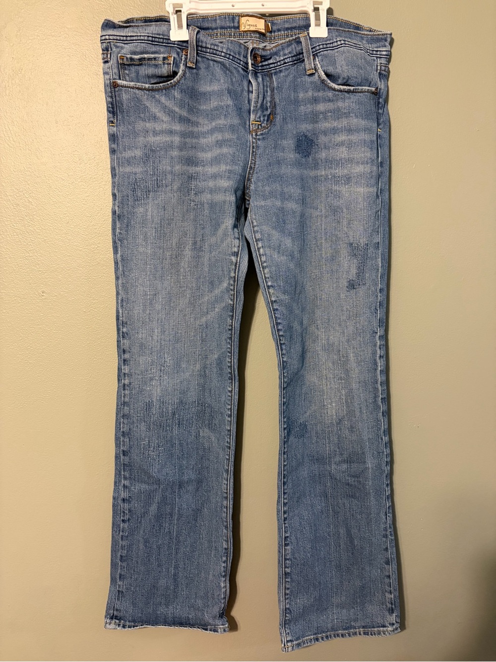 Women’s size 17 Vigoss Jeans with Factory Distress